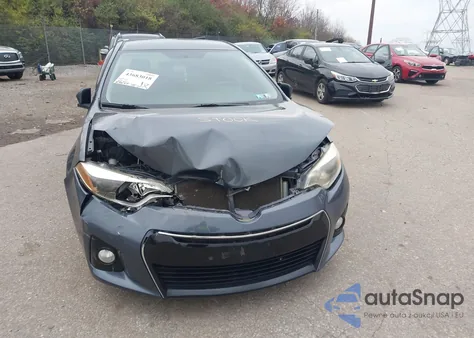 2015 Toyota Corolla S Plus from USA, damaged, VIN 5YFBURHE1FP208906